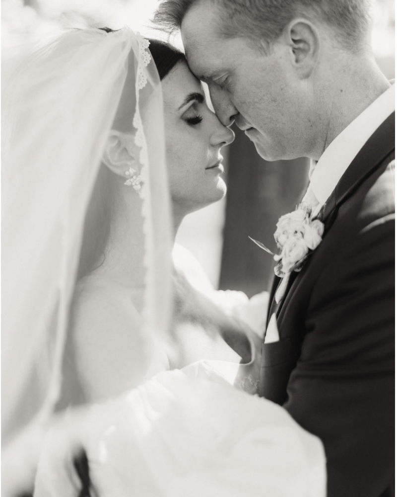 Bride in Lea Ann Belter Gown